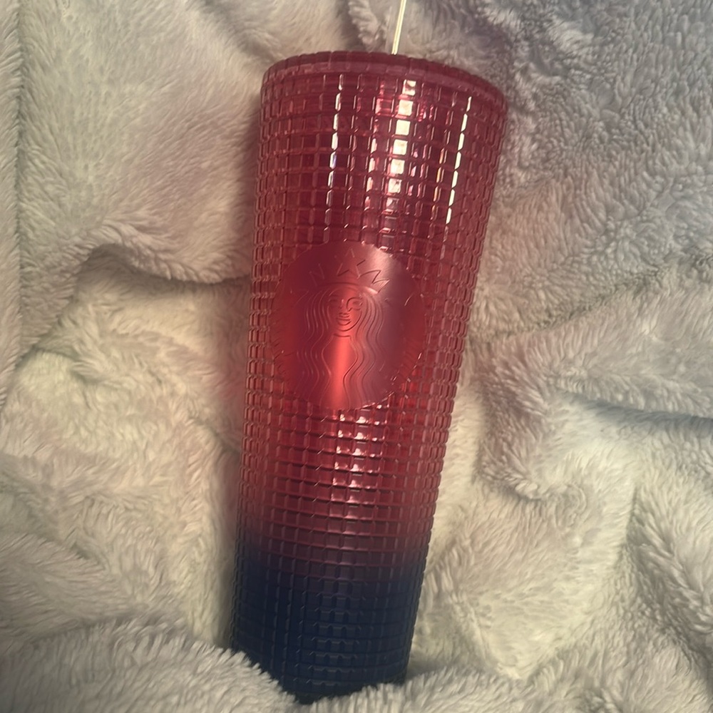 Starbucks cup- 24 OZ - Pink to purple ombre